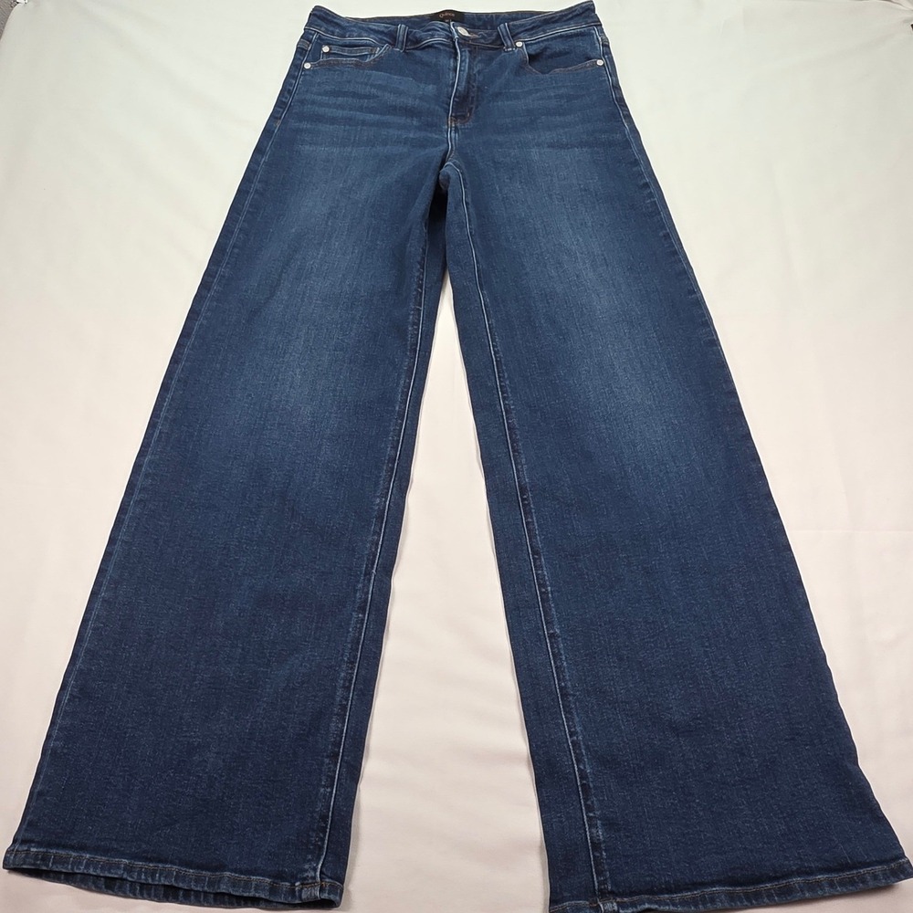 Quince Dark Blue Wide Leg Jeans